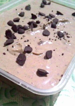A picture of Pick-Me-Up No Bake Chocolate Cheesecake.