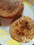 Mini Barley Flour and Paneer Parathas