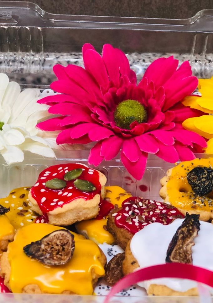 Una foto de Galletas navideñas veganas