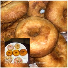 A picture of Eggless donut🥯.
