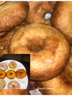 A picture of Eggless donut🥯.