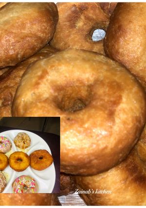 A picture of Eggless donut🥯.