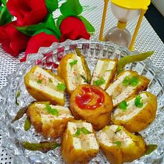 A picture of Stuff paneer vada sandwich.