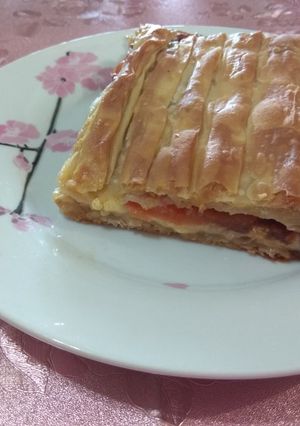Φωτογραφία της συνταγής Παστουρμαδόπιτα με τραγανό φυλλαράκι 😋