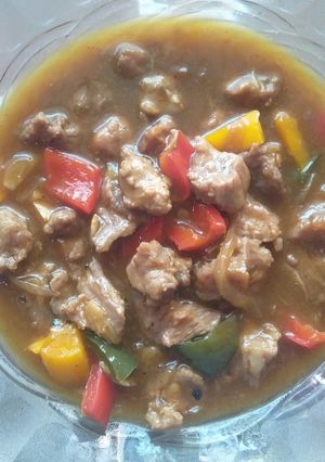 Foto resep Sapi Lada Hitam hu-hah (pedas)