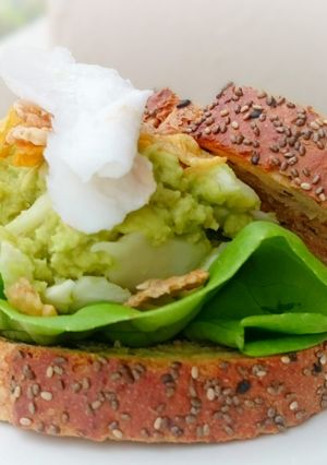 A picture of Avocado and Coconut Diet Brunch Sandwich /DAY 5.
