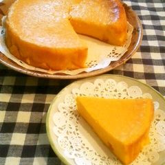 A picture of Smooth Kabocha Squash Cheesecake.