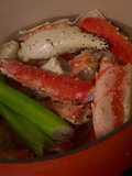 Delicious Stock from Crab Shells.