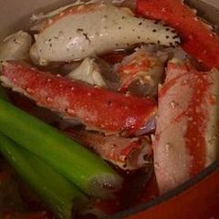 A picture of Delicious Stock from Crab Shells..