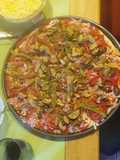 Pizza con masa madre