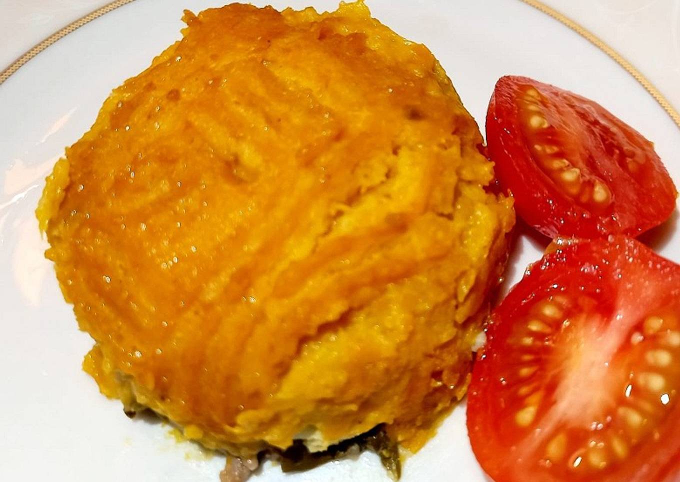 Budín de Zapallo y Acelgas