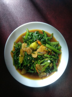 Foto resep Oseng kangkung saos tiram