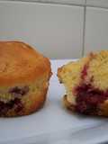 Muffins de yogurt y moras