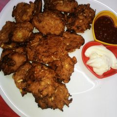 A picture of Cabbage Fritters....