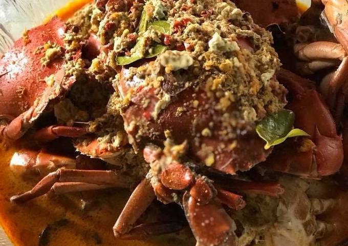 Ternyata begini loh! Cara termudah memasak Kepiting Santan Pedas 🔥🌶  spesial