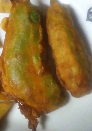 A picture of Mirch Pakora.