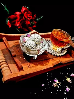 عکسی از دستور توپک کنجدی خرمایی (دسر نپختنی)