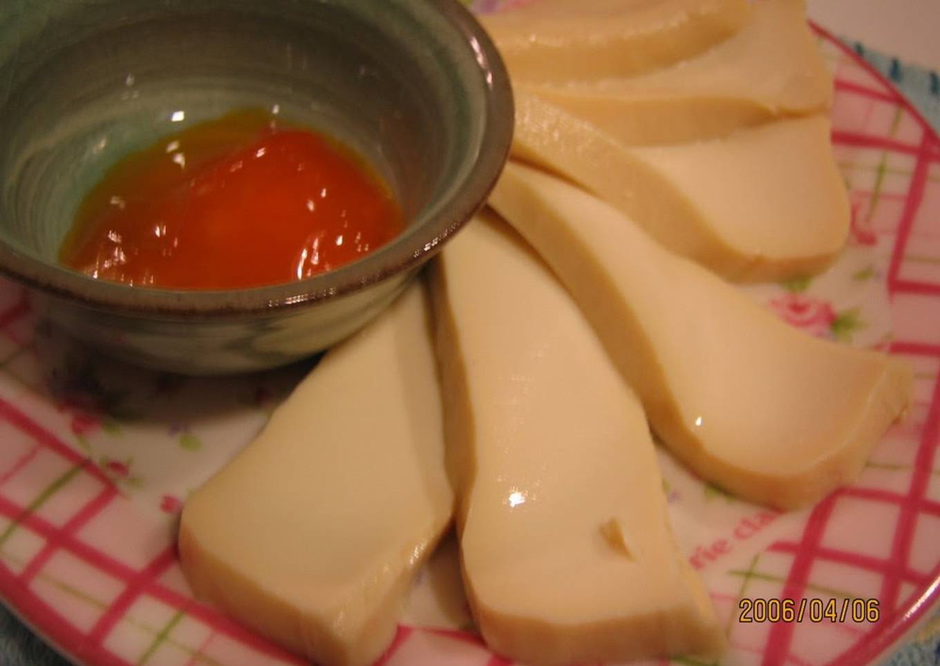 Miso Marinated Egg Yolks and Tofu