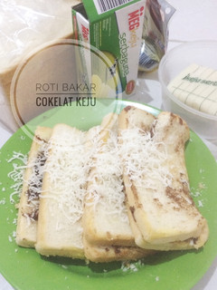 Foto resep Roti Bakar Cokelat Keju
