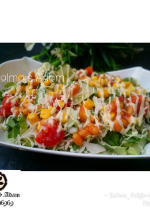 A picture of My simple salad by Salma.s.aadam.