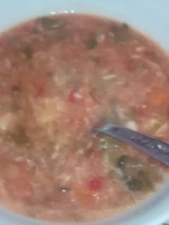 عکسی از دستور سوپ رشته فرنگی