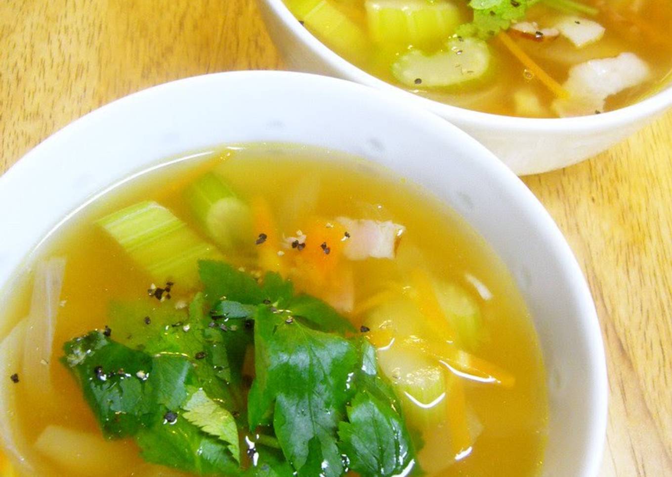 Comforting Celery and Bacon Soup