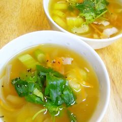 Comforting Celery and Bacon Soup A picture of Comforting Celery and Bacon Soup.
