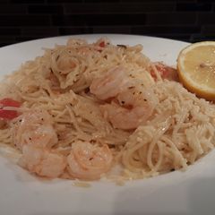 A picture of Quick shrimp scampi.