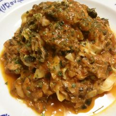 Tuna Puttanesca with Fresh Tagliatelle A picture of Tuna Puttanesca with Fresh Tagliatelle.