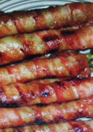 A picture of Bacon Wrapped Asparagus.