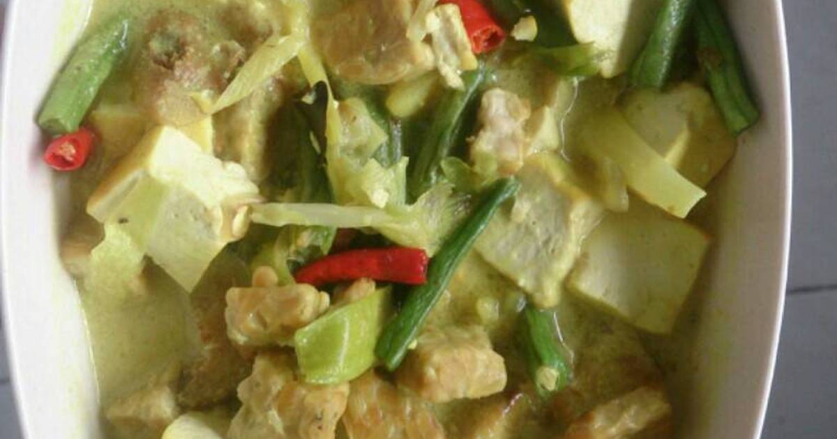  Resep  Lodeh kuning  tahu  tempe  oleh Mila Sy Cookpad