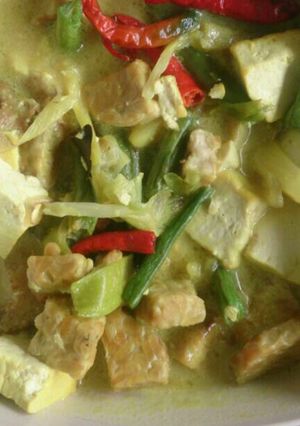 Foto resep Lodeh kuning tahu tempe