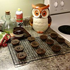 A picture of Chocolate Pudding Brownie Bites.
