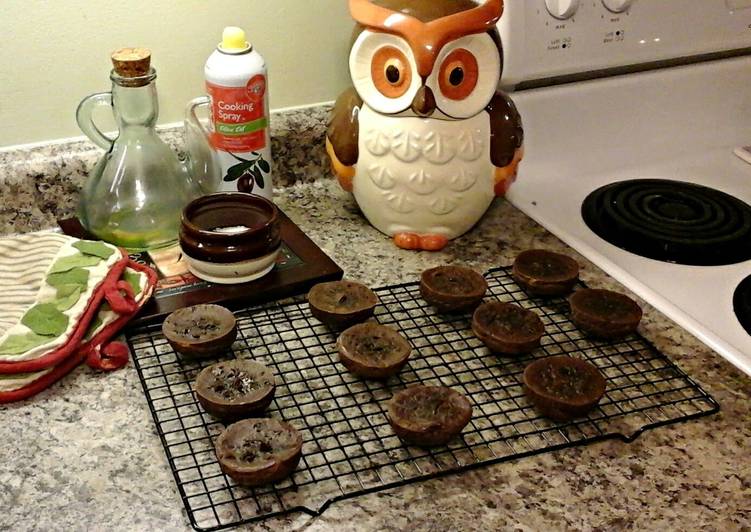 Recipe of Homemade Chocolate Pudding Brownie Bites