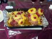 A picture of pineapple ham glaze