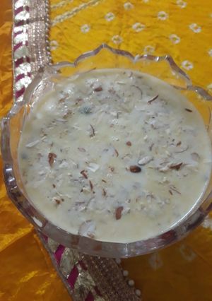 चावल की खीर रेसिपी मुख्य फोटो