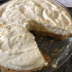 A picture of Cream Cheese And Pineapple Fridge Tart.