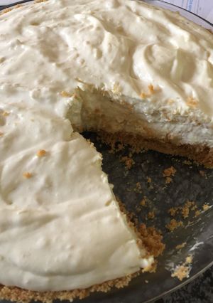 A picture of Cream Cheese And Pineapple Fridge Tart.