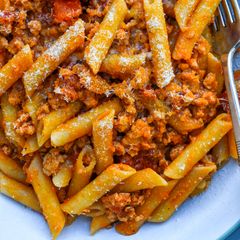 A picture of Penne With Pork & Fennel.