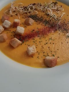 Una foto de Crema de zanahorias