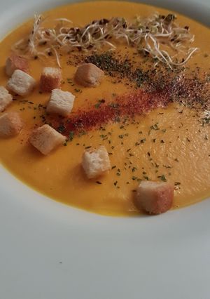 Una foto de Crema de zanahorias