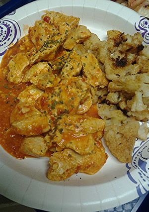 A picture of Butter chicken my version.