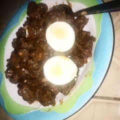 Danwake (semovita dumplings) A picture of Danwake (semovita dumplings).