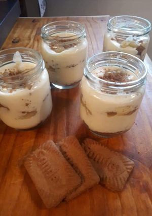 Une photo de Tiramisu banane speculoos