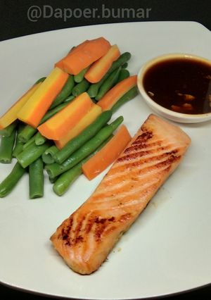 Foto resep Grill salmon teflon