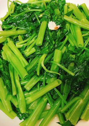 炒空心菜 的食譜成品照片