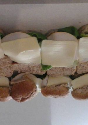 A picture of Smoked chicken rolls.
