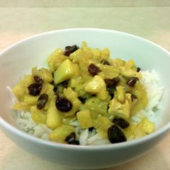 A picture of Skinny Curry Chicken.