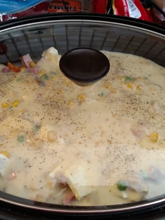 Easy Steps Prepare Recipes Scalloped Potato/Ham Soup the Can Spoil the Tongue Can Pamper Your Tongue.