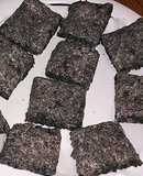no bake chewy cookies n cream bars.